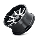 ION Type 143 17x9 / 5x127 BP / -12mm Offset / 71.5mm Hub Black/Machined Wheel