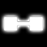 ORACLE Lighting Universal Illuminated LED Letter Badges - Matte Wht Surface Finish - H
