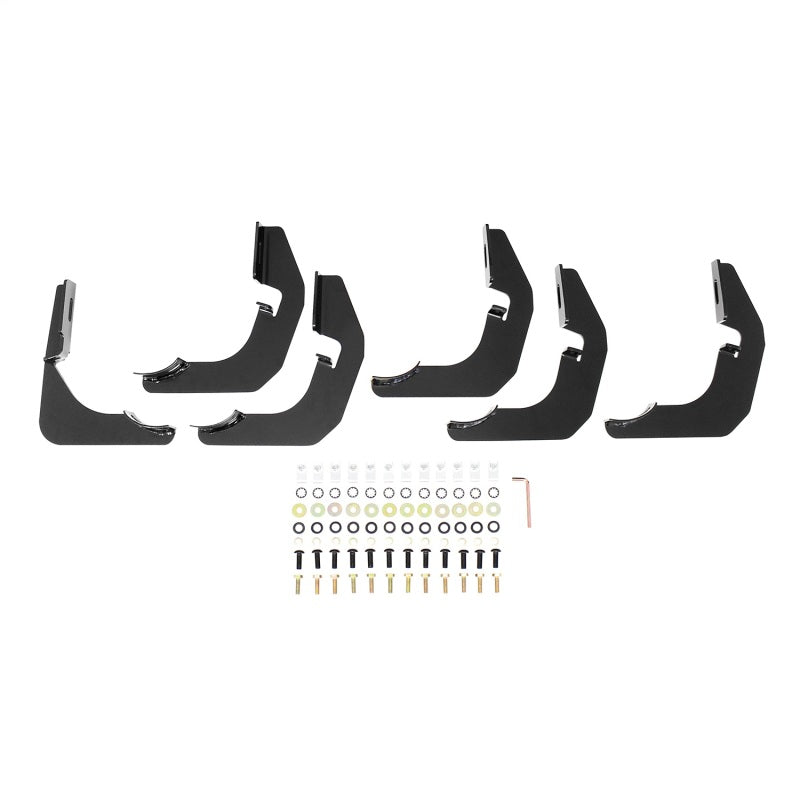 Westin 2007-2013 Chevy Silverado 1500 Crew Cab PRO TRAXX 4 Oval Nerf Step Bars - Black