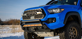3rd Gen Toyota Tacoma Covert Front Bumper 16-Pres Toyota Tacoma CBI Offroad showcasing durable construction and sleek design for off-road adventures.