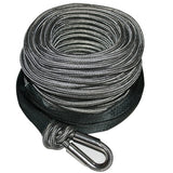 AR Synthetic Winch Line 9mm x 100 Foot 6 to 8k Gray Bulldog Winch