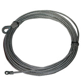 Winch Rope Wire 10031 1/5 Inch x 47 Foot (8.1mm x 14.5m) Gray Bulldog Winch