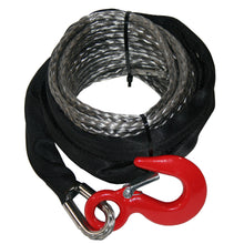 Load image into Gallery viewer, Synthetic Winch Rope 8mm x 50 Ft Gray Bulldog Winch