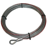 Winch Rope Wire for 15022 6k 6.4mmx55 Foot Gray Bulldog Winch