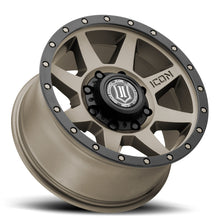 Load image into Gallery viewer, ICON Rebound 17x8.5 8x6.5 13mm Offset 5.25in BS 121.4mm Bore Bronze Wheel