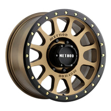 Load image into Gallery viewer, Method MR305 NV 20x10 -18mm Offset 8x6.5 130.81mm CB Method Bronze/Black Street Loc Wheel