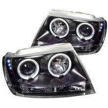 Load image into Gallery viewer, Spyder Jeep Grand Cherokee 99-04 Projector Headlights LED Halo LED Blk - PRO-YD-JGC99-HL-BK