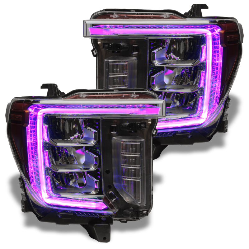 Oracle 20-21 GMC Sierra 2500 HD RGB+W Headlight DRL Kit - w/ Simple Controller