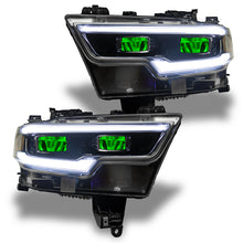Load image into Gallery viewer, Oracle 19-21 RAM 1500 RGB Headlight Demon Eye Kit - LED Projector - w/o Controller
