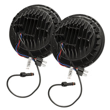 Load image into Gallery viewer, Oracle 7in High Powered LED Headlights - Black Bezel - Dynamic - Dynamic