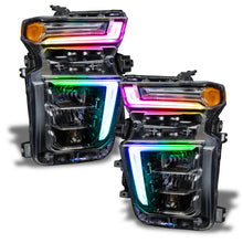Load image into Gallery viewer, Oracle 20-21 Chevy Silverado HD 2500/3500 RGB+W Headlight DRL Upgrade Kit - ColorSHIFT