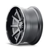 ION Type 143 17x9 / 8x165.1 BP / -12mm Offset / 125.2mm Hub Matte Black Wheel