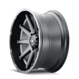 ION Type 143 20x9 / 5x139.7 BP / 0mm Offset / 108mm Hub Matte Black Wheel