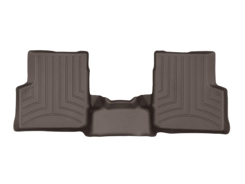 WeatherTech 2019+ Chevrolet Silverado 1500 Crew Cab (1st Row Bucket Seats) Rear FloorLiner - Cocoa