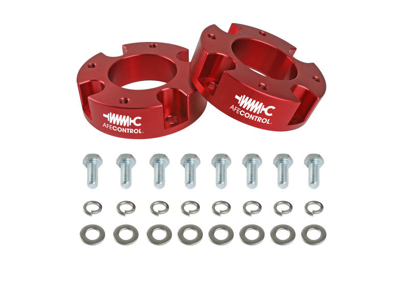aFe CONTROL 2.0 IN Leveling Kit 07-21 Toyota Tundra - Red