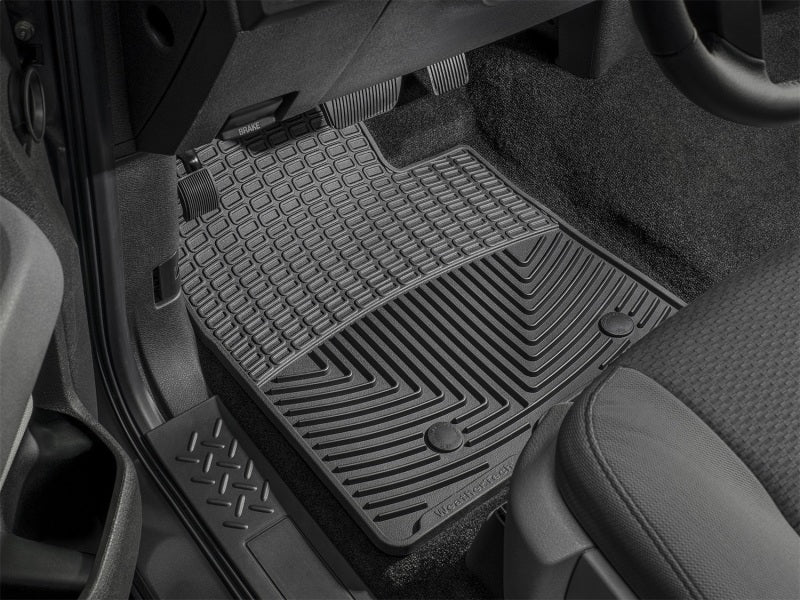 WeatherTech 87-95 Jeep Wrangler Front Rubber Mats - Black