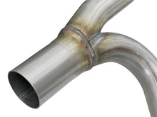 Load image into Gallery viewer, aFe POWER Twisted Steel Y-Pipe w/ Loop Relocation Pipe 12-18 Jeep Wrangler (JK) V6 3.6L