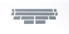 Putco 07-13 Chevy Silv Reg Cab 6.5ft Standard Box - 6in Wide - 12pcs Black Platinum Rocker Panels