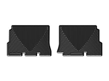 Load image into Gallery viewer, WeatherTech 2014+ Jeep Wrangler Rear Rubber Mats - Black