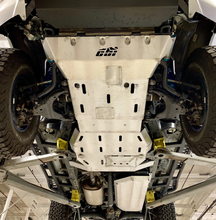Load image into Gallery viewer, 5th Gen Toyota 4Runner Front Skid Plates Bare Metal Aluminum 10-22 Toyota 4Runner CBI Offroad