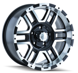 ION Type 179 18x9 / 8x170 BP / 12mm Offset / 130.8mm Hub Black/Machined Wheel