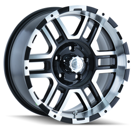 ION Type 179 17x9 / 8x165.1 BP / 0mm Offset / 130.8mm Hub Black/Machined Wheel