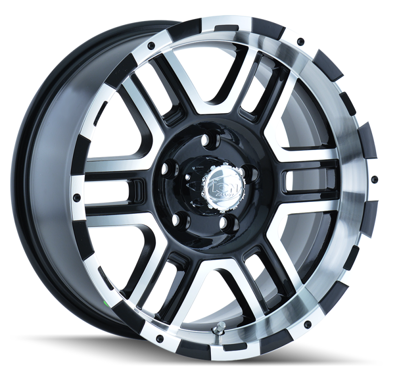 ION Type 179 17x8 / 6x127 BP / 10mm Offset / 78.3mm Hub Black/Machined Wheel