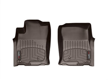 Load image into Gallery viewer, WeatherTech 11-12 Toyota 4Runner Front FloorLiners - Cocoa