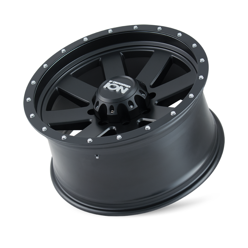 ION Type 134 17x8.5 / 6x139.7 BP / 6mm Offset / 106mm Hub Matte Gunmetal/Black Beadlock Wheel