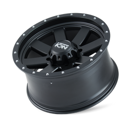ION Type 134 17x8.5 / 5x127 BP / -6mm Offset / 83.82mm Hub Matte Gunmetal/Black Beadlock Wheel