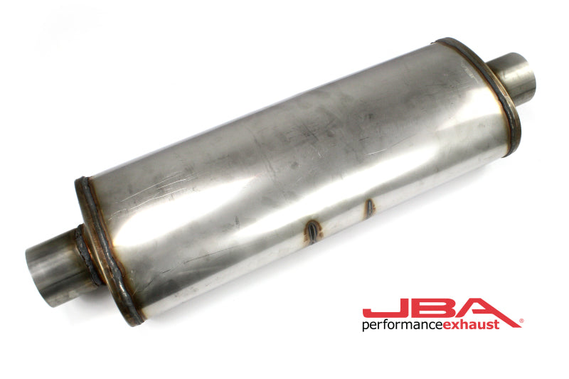 JBA Universal Chambered 304SS Muffler 22x8x5 3in Center/Center