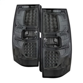 xTune Chevy Suburban/GMC Yukon/Yukon Denali 07-14 LED Tail Lights Smoked ALT-JH-CSUB07-LED-G2-SM