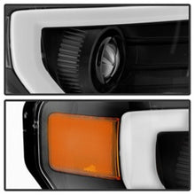 Load image into Gallery viewer, xTune Ford F150 Projector Headlights - Light Bar DRL - Black PRO-JH-FF15009-LBDRL-BK