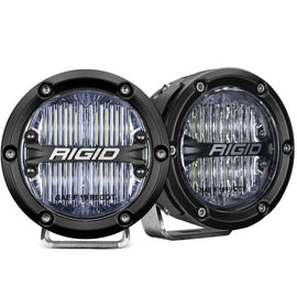 Rigid Industries 360-Series 4in LED SAE J583 Fog Light - White (Pair) - Underdog Motorsports