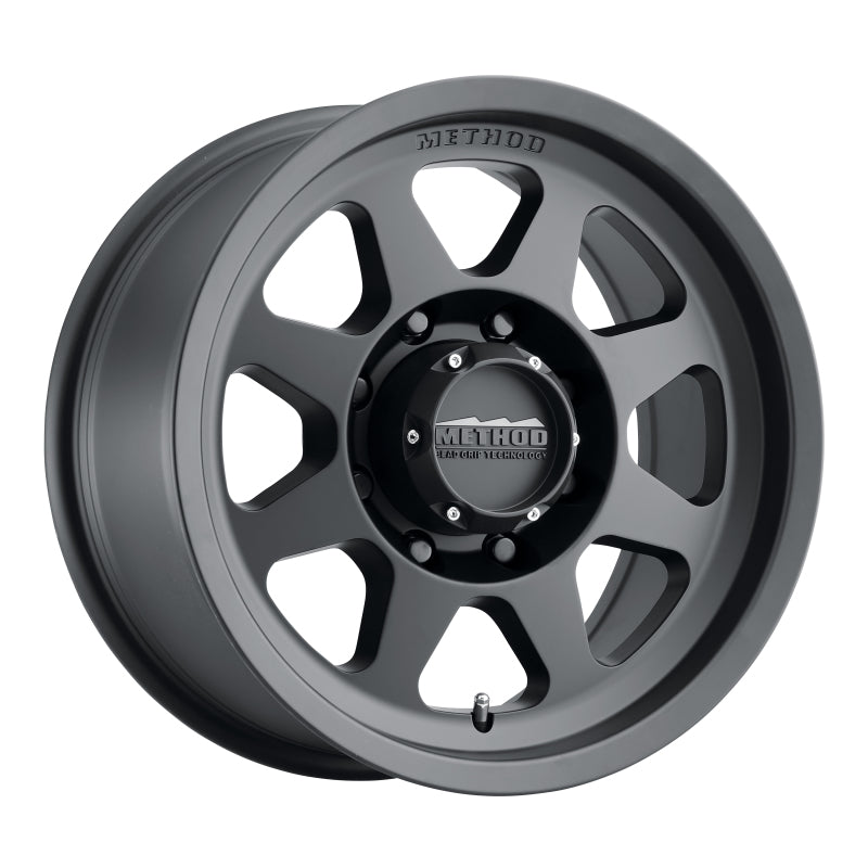 Method MR701 17x9 -12mm Offset 8x6.5 130.81mm CB Matte Black Wheel