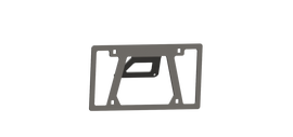 Road Armor Universal Front License Plate Mount- Tex Blk - Underdog Motorsports