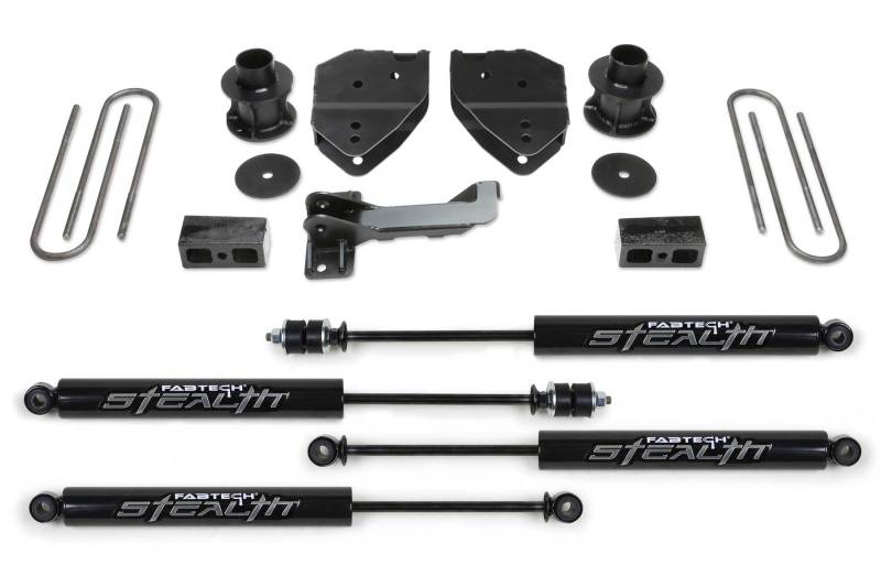 Fabtech 17-21 Ford F250/F350 4WD 4in Budget Sys w/Stealth