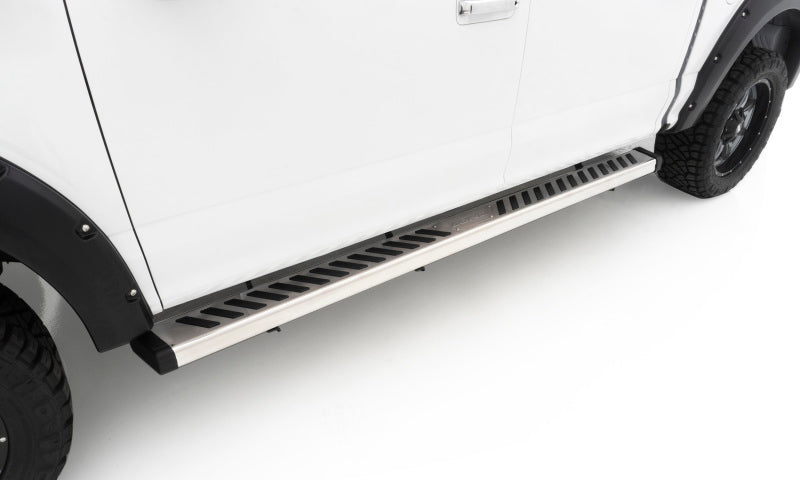 Lund 17-23 Ford F-250/350/450 Super Duty Crewcab Summit Ridge 2.0 Running Boards - Stainless