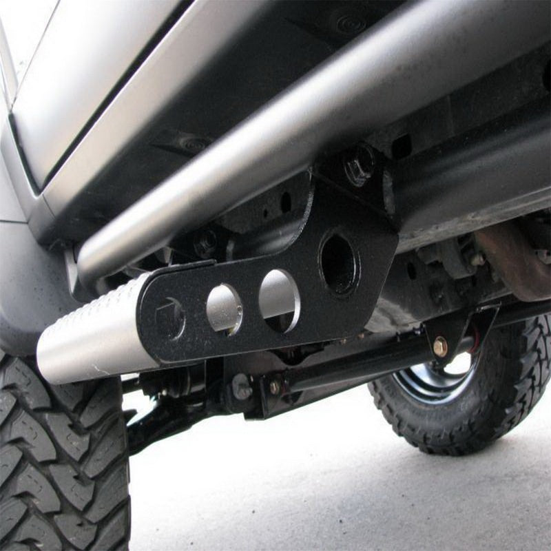 N-Fab RKR Step System 16-17 Nissan Titan/Titan XD Crew Cab - Tex. Black - 1.75in