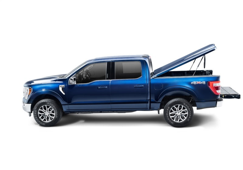 UnderCover 2021 Ford F-150 Ext/Crew Cab 6.5ft Elite LX Bed Cover - Antimatter Blue