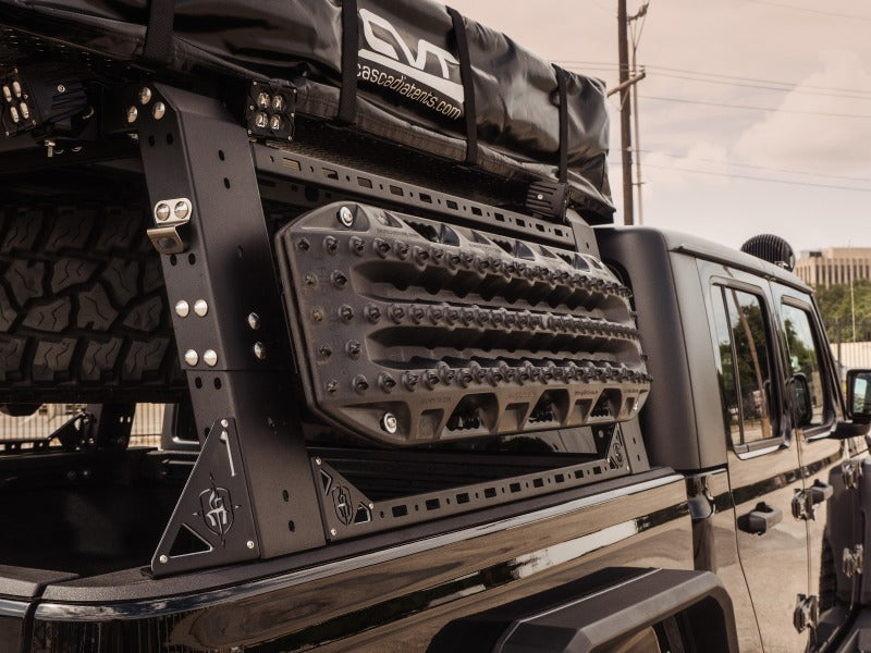 Road Armor Universal 5ft Bed TRECK Adj Bed Rack - Tex Blk (w/o Brackets) - Underdog Motorsports