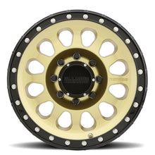 Load image into Gallery viewer, Method MR315 17x8.5 +25mm Offset 8x6.5 130.81mm CB Gold/Black Street Loc Wheel