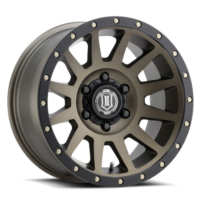 ICON Compression 18x9 5x150 25mm Offset 6in BS Bronze Wheel