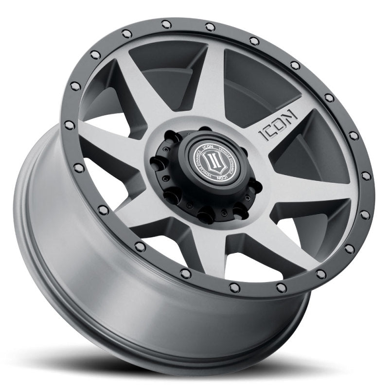 ICON Rebound 20x9 8x180 12mm Offset 5.5in BS Titanium Wheel