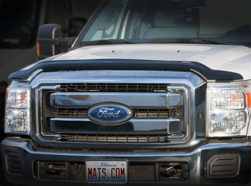 WeatherTech 11+ Chevrolet Silverado HD Stone and Bug Deflector - Dark Smoke