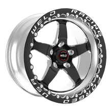 Load image into Gallery viewer, Weld S71 17x10.5 / 5x112 BP / 7.3in. BS 3.18 ID Black Wheel (Medium Pad) - Single Beadlock