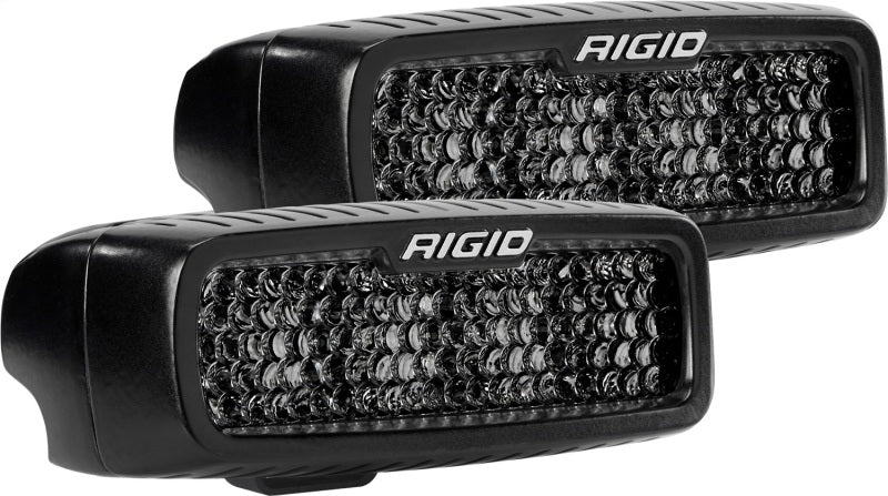 Rigid Industries SR-Q Series PRO Midnight Edition - Spot - Diffused - Pair - Underdog Motorsports
