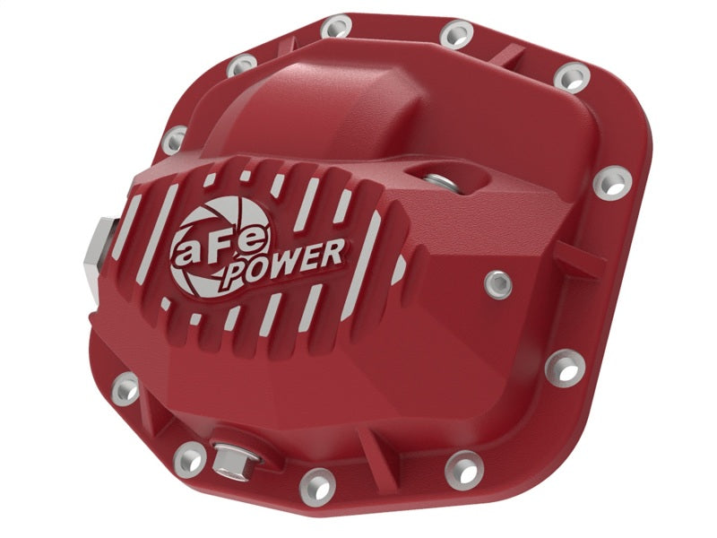 aFe Pro Series Front Differential Cover Red 2018+ Jeep Wrangler (JL) V6 3.6L (Dana M186)