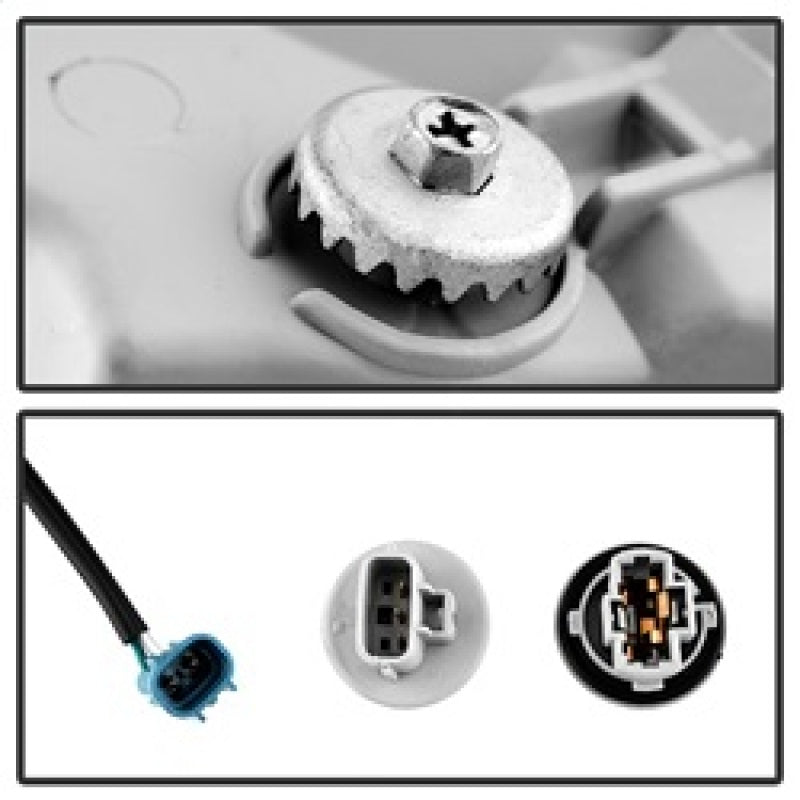 xTune Toyota Tundra Double Cab 05-06 OEM Style Headlights & Corner Lights Black HD-JH-TTUN05-AM-BK