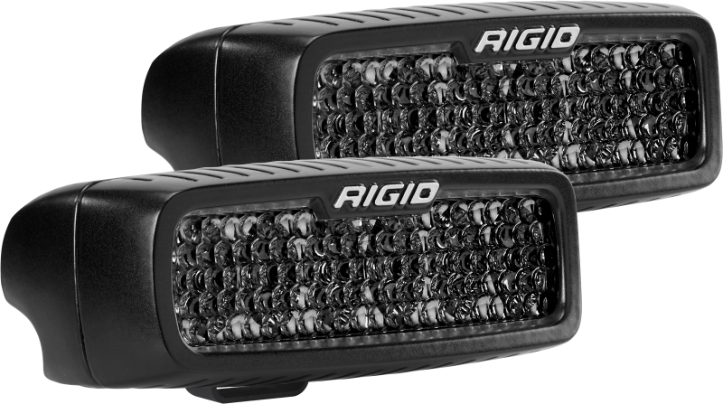 Rigid Industries SR-Q Series PRO Midnight Edition - Spot - Diffused - Pair - Underdog Motorsports